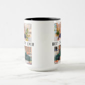 Beste opa ooit kleinkinderen 2 fotocollage mok (Midden)