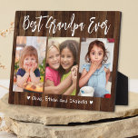 Beste opa ooit kleinkinderen 3 foto collage hout fotoplaat<br><div class="desc">Creëer je eigen foto cadeau voor opa met meerdere afbeeldingen kleinkinderen. Geef gepersonaliseerde opa geschenken met kleinkinderen namen om het een schattige aandenken te maken. De op maat gemaakte opa geschenken zijn perfect voor opa verjaardag,  vaderdag,  grootouders dag en kerst.</div>