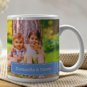 Beste opa ooit kleinkinderen fotocollage koffiemok