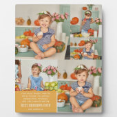 Beste opa ooit | Kleurblok Fotocollage Fotoplaat (Voorkant)
