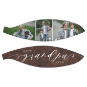 Beste Opa Ooit Lederen Vaderdag Foto Gift Basketbal (Panelen)