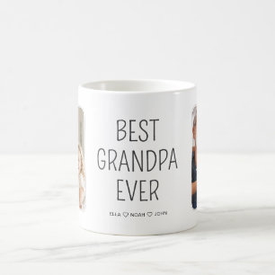 Beste Opa Ooit Minimalistische Fotocollage Koffiemok