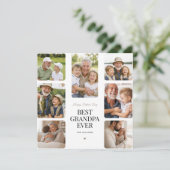 Beste Opa Ooit Moderne 14 Foto Collagekaart (Staand voorkant)
