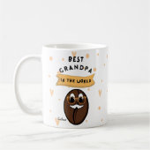 Beste opa ooit Mok - Grappige koffieboon met 'St (Links)
