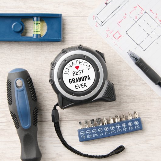 Beste opa ooit naam hart rolmaat (Workshop)