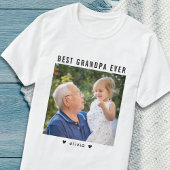 Beste opa ooit opa en kleinkind foto t-shirt