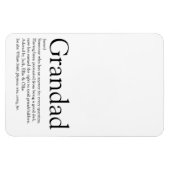 Beste Opa Ooit, Opa, Papa Definitie Magneet (Horizontaal)