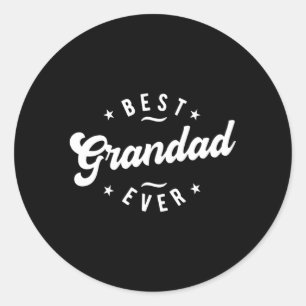 Beste opa ooit opa ronde sticker