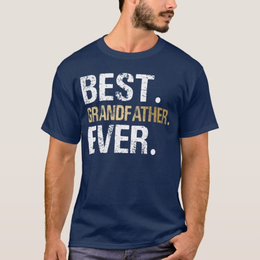 Beste Opa Ooit Opa vintage T-shirt (Voorkant)