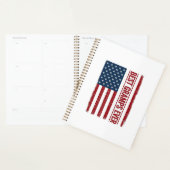 Beste opa ooit patriottische vlag vector ontwerp_1 planner (Display)