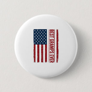 Beste opa ooit patriottische vlag vector ontwerp_1 ronde button 5,7 cm