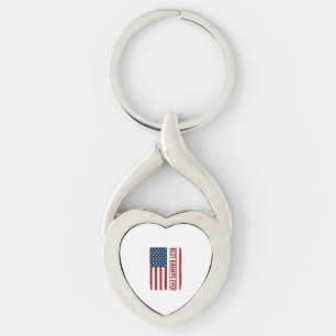 Beste opa ooit patriottische vlag vector ontwerp_1 sleutelhanger