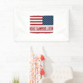 Beste opa ooit patriottische vlag vector ontwerp_1 spandoek (Insitu)