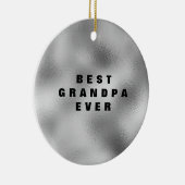 Beste opa ooit persoonlijk keramisch ornament (Rechts)