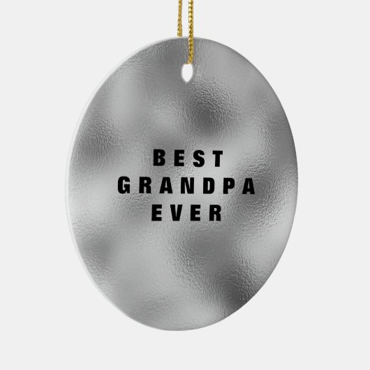 Beste opa ooit persoonlijk keramisch ornament (Rechts)