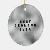 Beste opa ooit persoonlijk keramisch ornament (Links)
