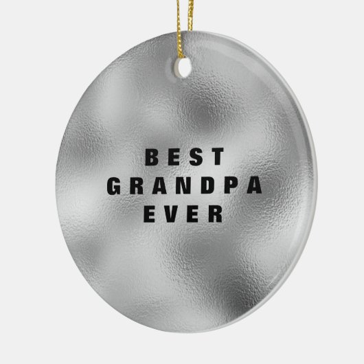 Beste opa ooit persoonlijk keramisch ornament (Links)
