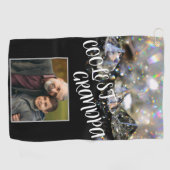 Beste opa ooit Pro Golfer Grandad Modern Schattige Golfhanddoek (Horizontaal)