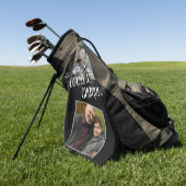 Beste opa ooit Pro Golfer Grandad Modern Schattige Golfhanddoek (Groen)