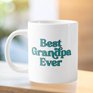 Beste Opa Ooit Retro Citaat Vaderdag Grote Koffiekop