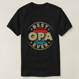 Beste OPA Ooit Retro  Opa Vaderdag T-shirt