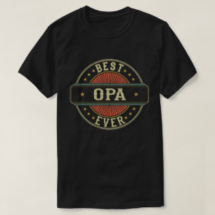 Beste OPA Ooit Retro  Opa Vaderdag T-shirt