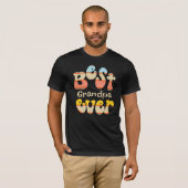 Beste Opa Ooit Retro T-shirt (Voorkant volledig)