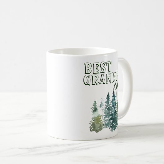 Beste opa ooit rustiek koffiemok (Voorkant rechts)