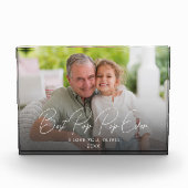 Beste Opa Ooit Schattig Kleinkind Aandenken Fotoblokken (Voorkant)