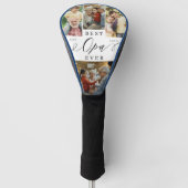 Beste OPA ooit Script Vaderdag Fotocollage Golfheadcover (Voorkant)
