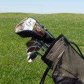 Beste OPA ooit Script Vaderdag Fotocollage Golfheadcover (Insitu)