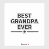 Beste opa ooit sticker (Vel)