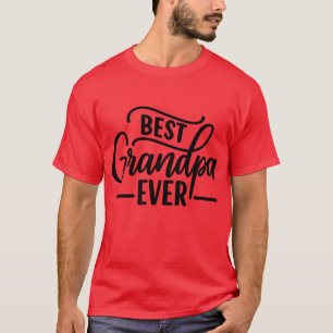 Beste opa ooit T-shirt - Script Style First Bump