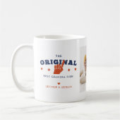 Beste opa ooit | Twee foto collage koffie Mok (Links)