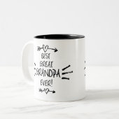Beste Opa Ooit Tweekleurige Koffiemok (Voorkant links)