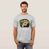 Beste opa ooit upload je horizontale foto t-shirt (Voorkant volledig)