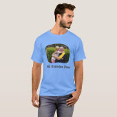 Beste opa ooit upload je horizontale foto t-shirt (Voorkant volledig)