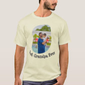 Beste opa ooit uploadt je familiefoto t-shirt (Voorkant)