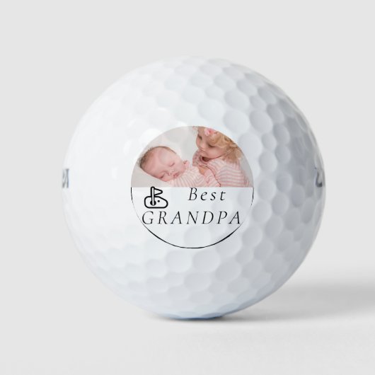Beste opa ooit | Vaderdag Custom Photo GolF Golfballen (Voorkant)