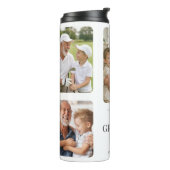 Beste opa ooit Vaderdag foto wit Thermosbeker (Gedraaid links)