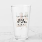 Beste Opa Ooit Vaderdag Fotoglas Glas (Voorkant)