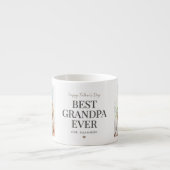 Beste Opa Ooit Vaderdag Multi Foto Koffie Espresso Kop (Voorkant)