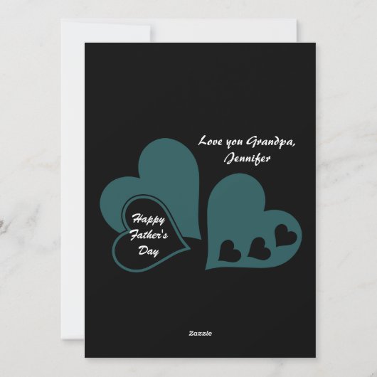 Beste Opa Ooit Vaderdag Opa Foto Feestdagenkaart (Achterkant)