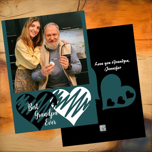 Beste Opa Ooit Vaderdag Opa Foto Feestdagenkaart