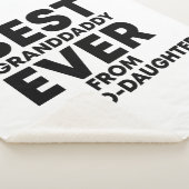 Beste opa ooit van kleindochter sherpa deken (3/4)