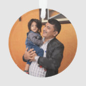 Beste opa ooit! Vissenvangers Vliegen tegen Vliegt Ornament (achterkant)