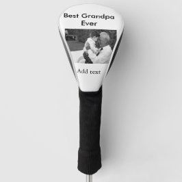 Beste opa ooit voeg fotonaam klassiek elegant toe golfheadcover