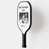 Beste opa ooit voeg fotonaam klassiek elegant toe pickleball paddle (Links)