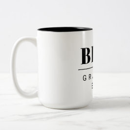 Beste opa ooit zwart en wit tweekleurige koffiemok
