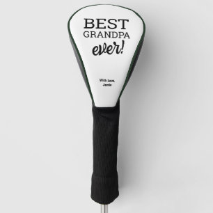 Beste Opa OOIT Zwart Wit Custom Golfheadcover